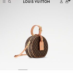 Louis Vuitton Petite Boite Chapeau 2-Way Should Bag in Box DR2179 France
